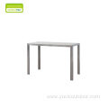 Plastic Wood With Stainless Steel Bar Table